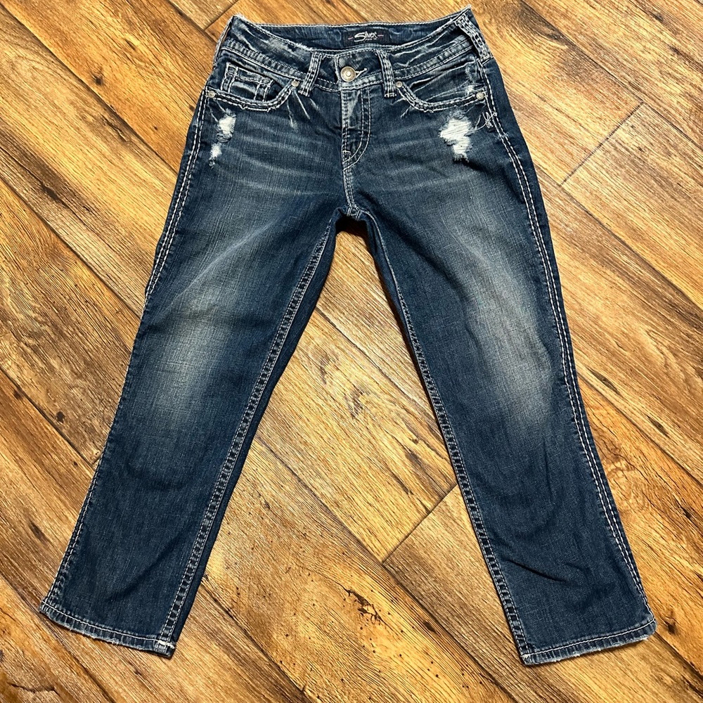 Women’s Silver Suki capri - size 27
